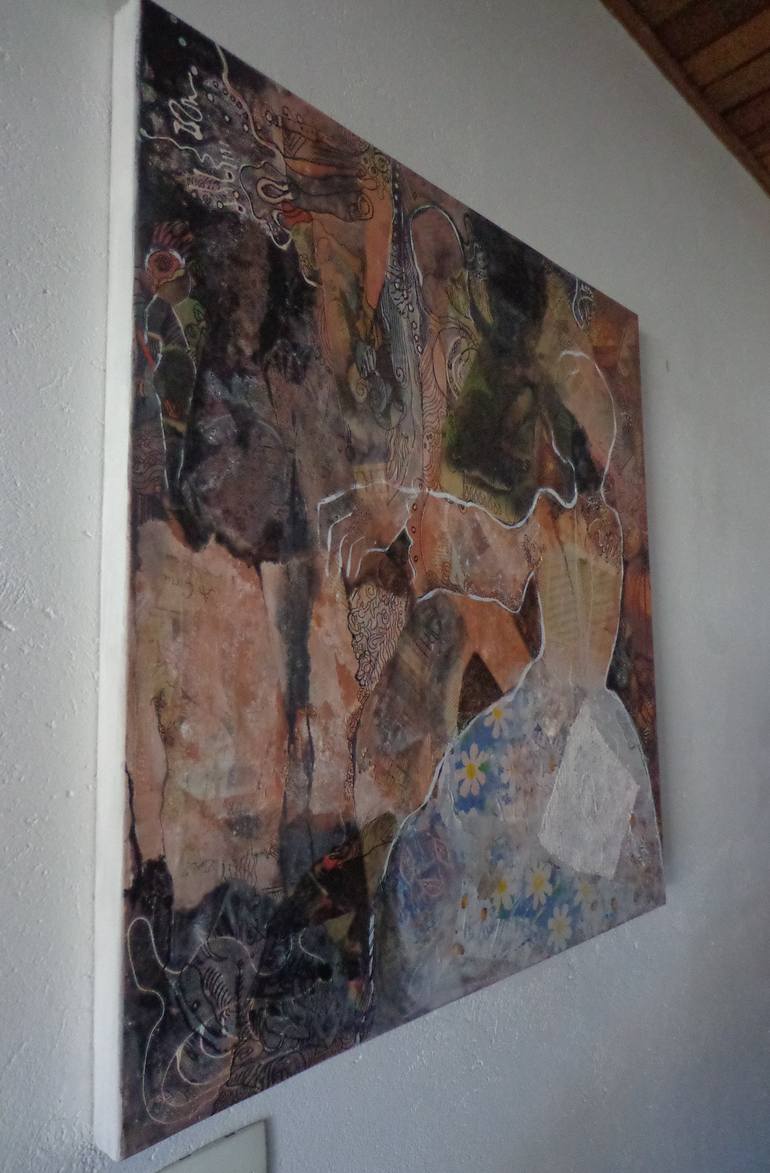 Original Figurative Women Painting by Vicencia Gonsales