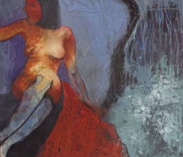 Original Figurative Nude Paintings by Vicencia Gonsales