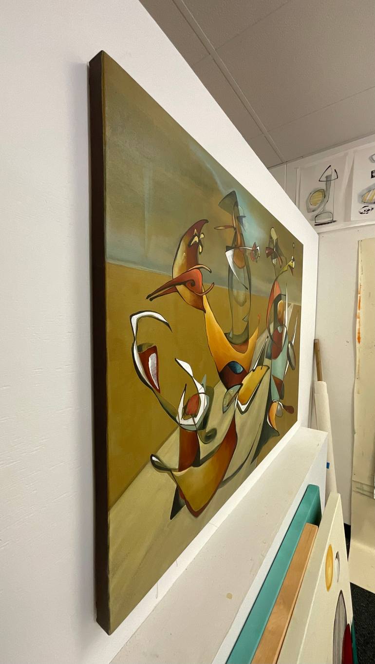 Original Contemporary Abstract Painting by Julia Pinkham