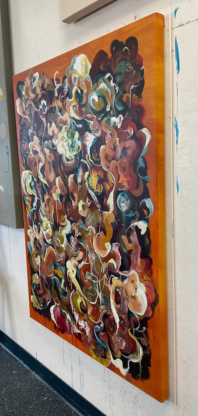 Original Abstract Expressionism Abstract Painting by Julia Pinkham