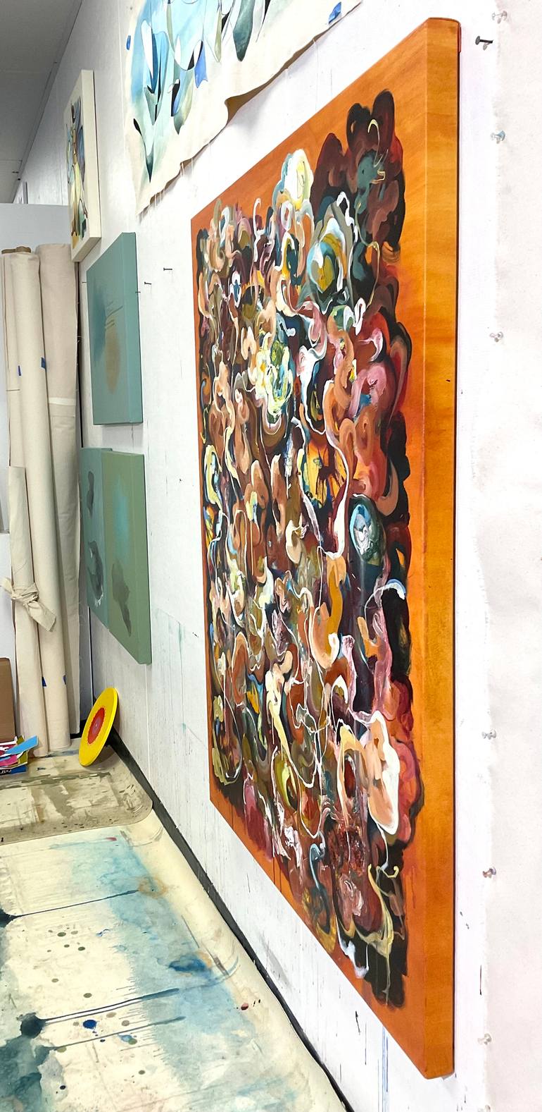 Original Abstract Expressionism Abstract Painting by Julia Pinkham
