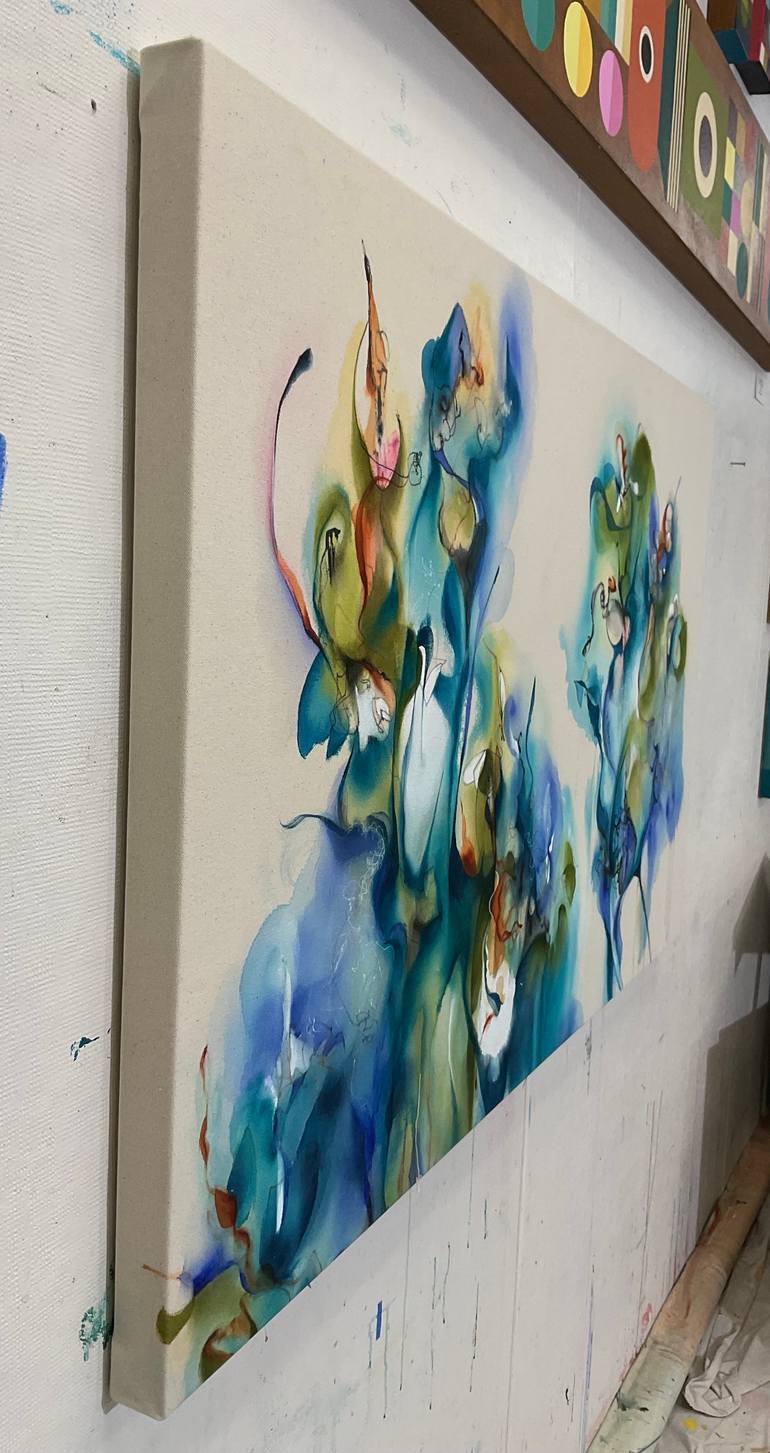 Original Abstract Painting by Julia Pinkham