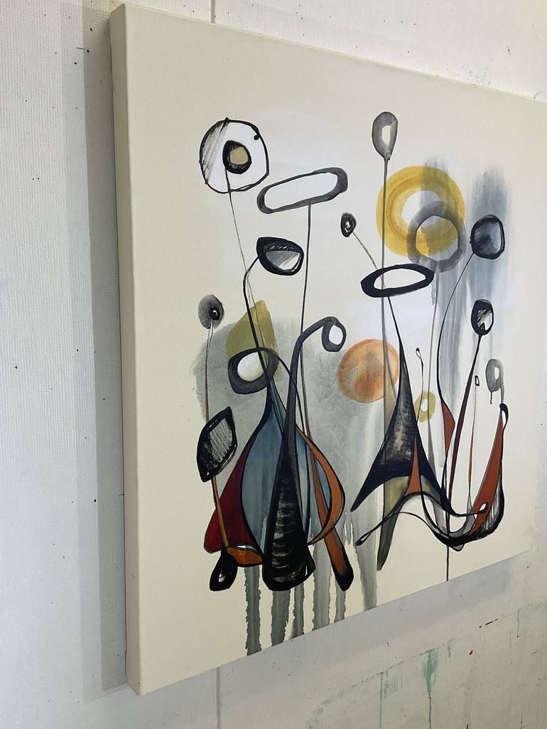 Original Abstract Expressionism Abstract Painting by Julia Pinkham