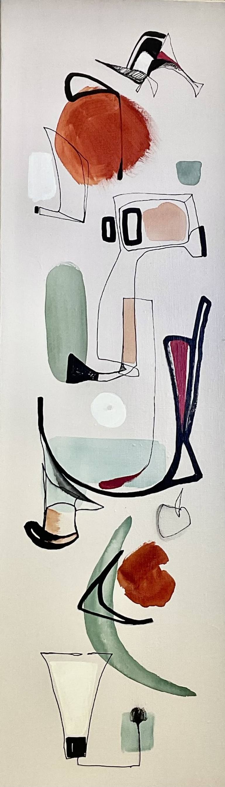 Original Abstract Paintings by Julia Pinkham
