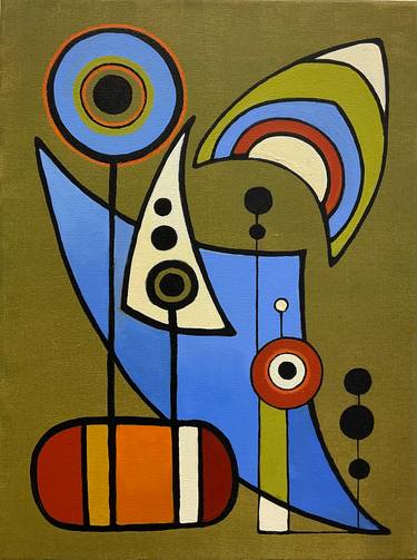 Original Abstract Paintings by Julia Pinkham