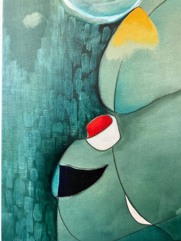 Original Abstract Painting by Julia Pinkham