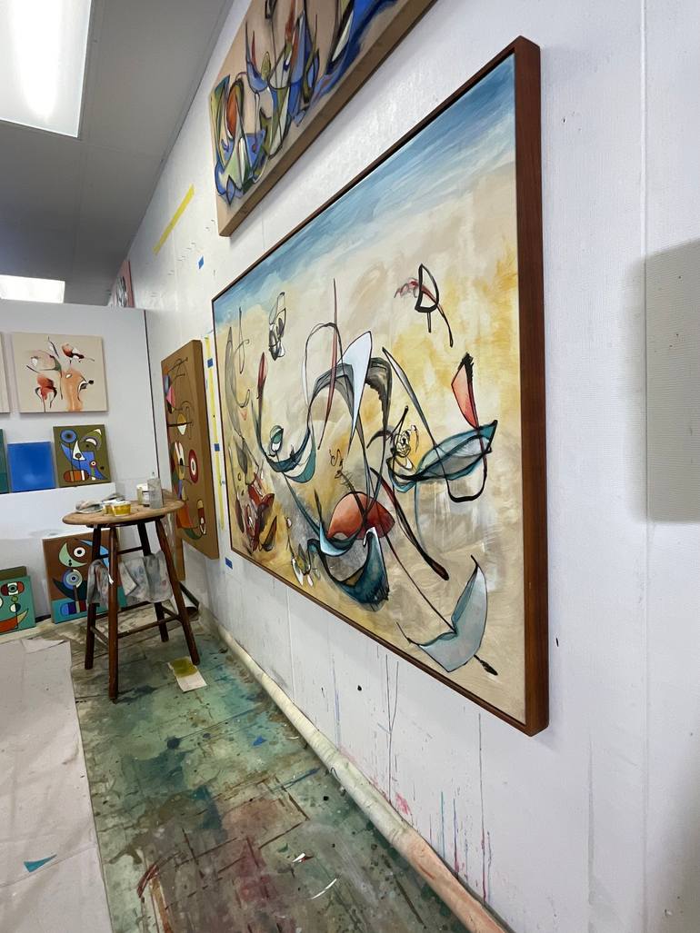 Original Abstract Painting by Julia Pinkham