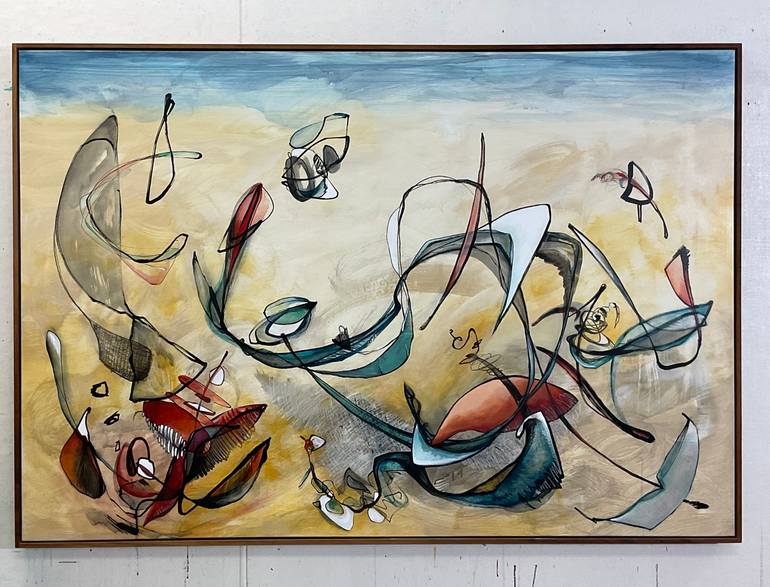 Original Abstract Painting by Julia Pinkham