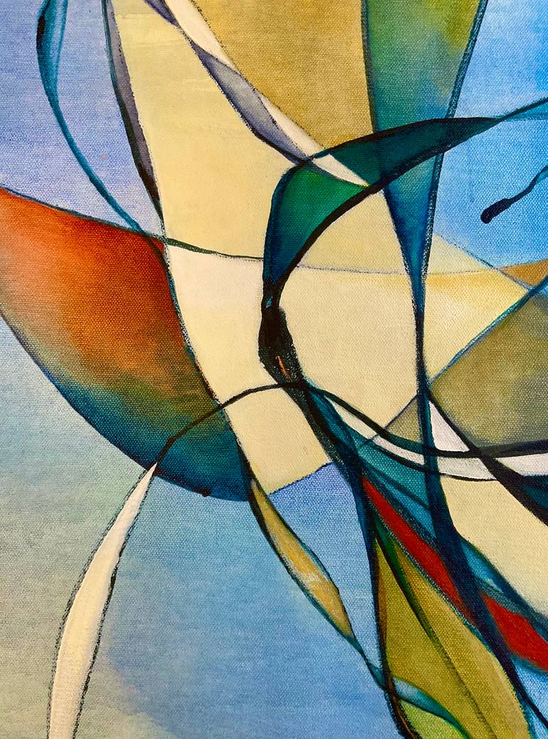 Original Abstract Painting by Julia Pinkham