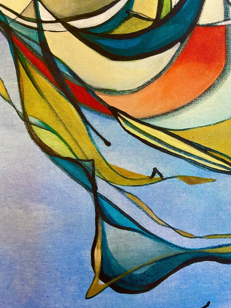 Original Abstract Painting by Julia Pinkham