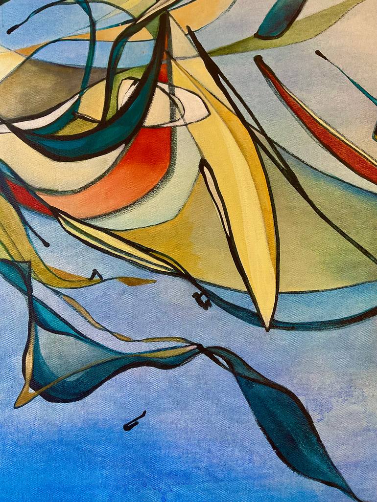 Original Abstract Painting by Julia Pinkham