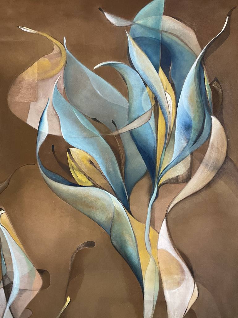 Original Painterly Abstraction Abstract Painting by Julia Pinkham