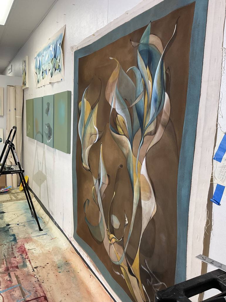 Original Painterly Abstraction Abstract Painting by Julia Pinkham