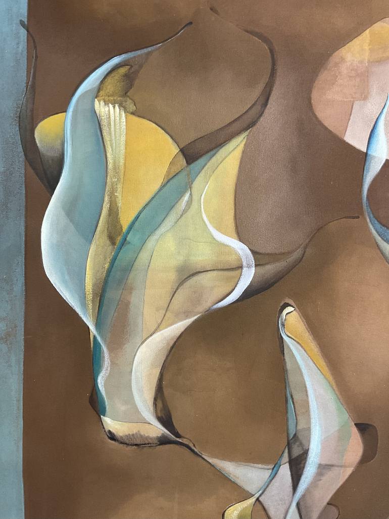Original Painterly Abstraction Abstract Painting by Julia Pinkham