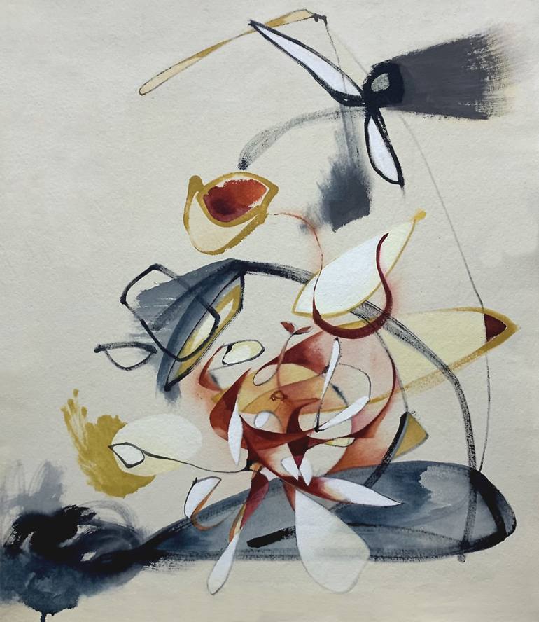 Original Abstract Paintings by Julia Pinkham