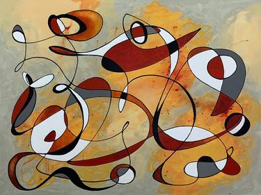 Original Abstract Paintings by Julia Pinkham