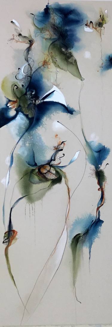 Original Abstract Paintings by Julia Pinkham