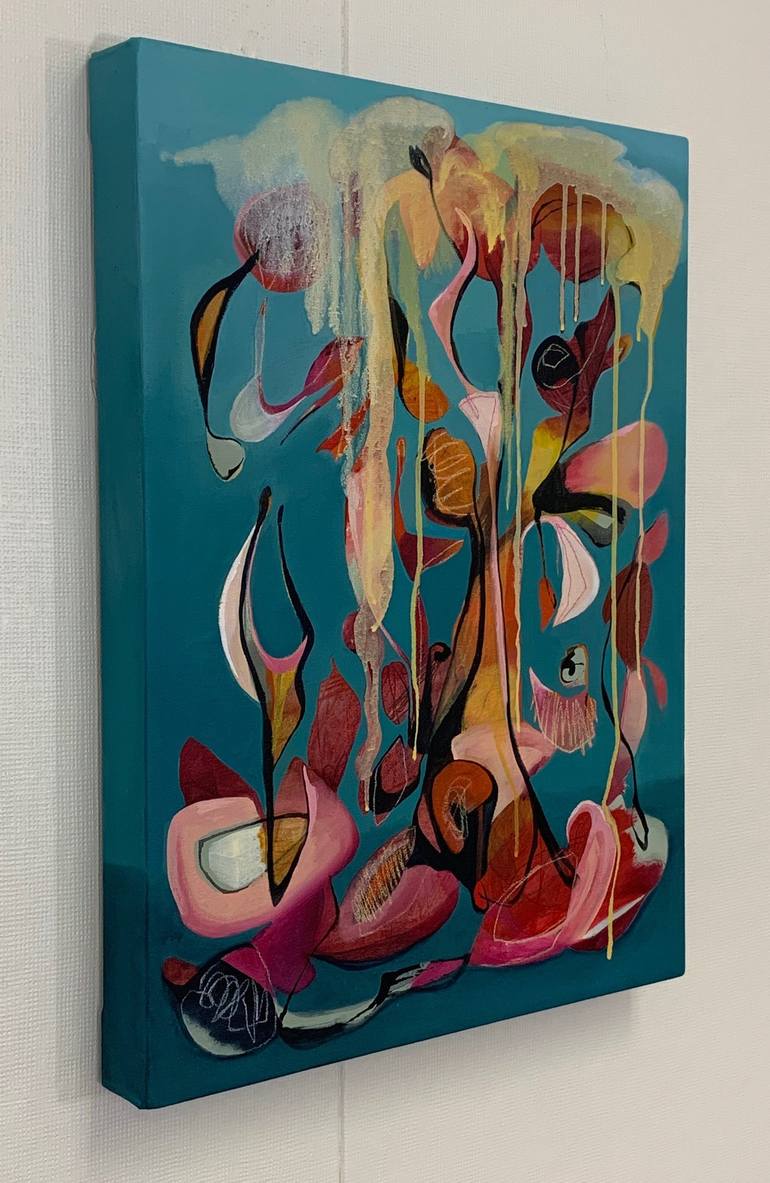 Original Abstract Painting by Julia Pinkham