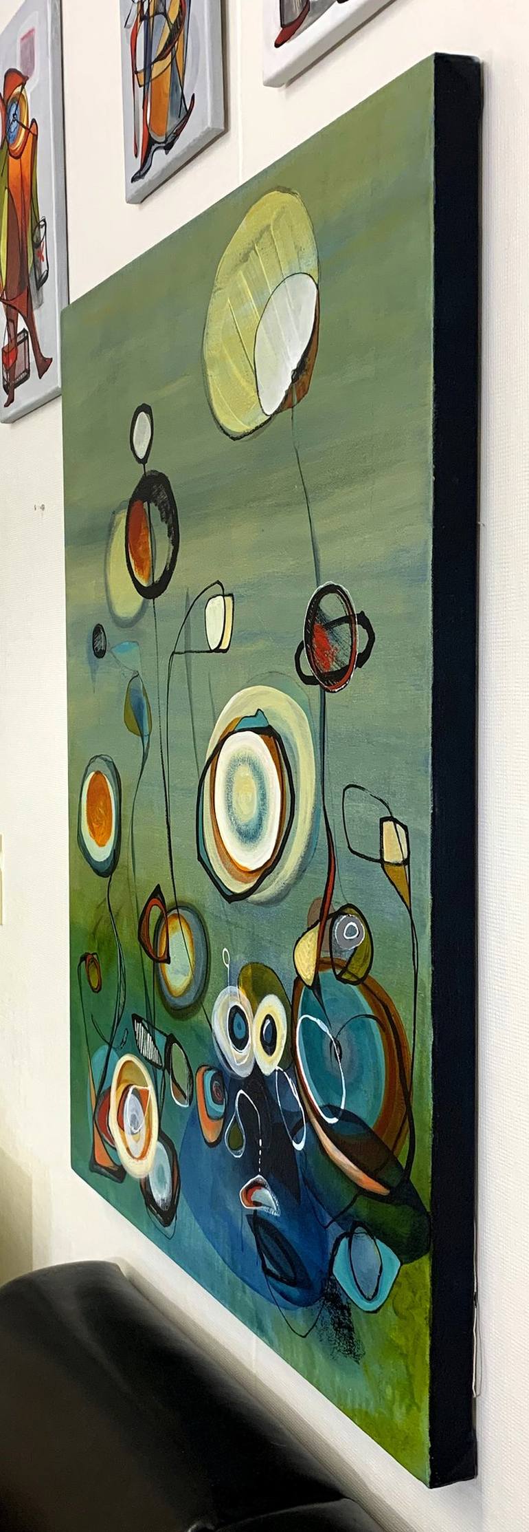 Original Abstract Painting by Julia Pinkham