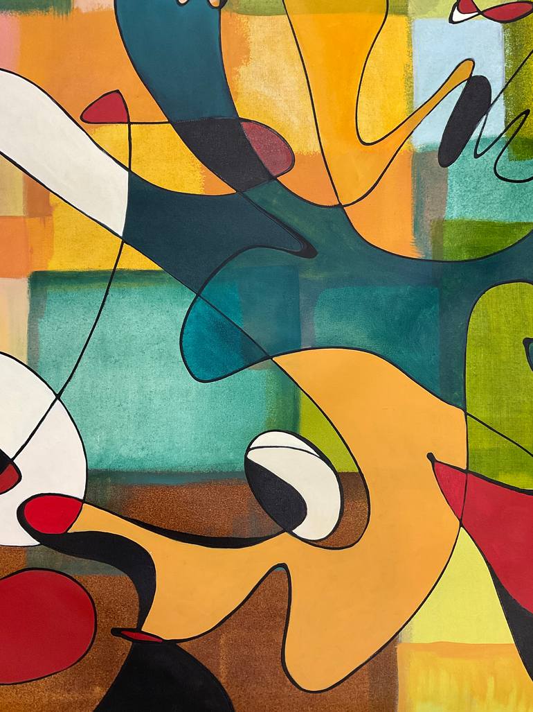 Original Abstract Painting by Julia Pinkham