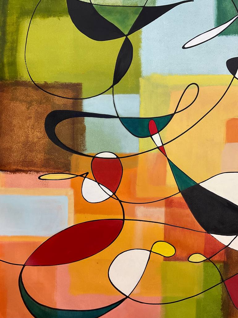 Original Abstract Painting by Julia Pinkham