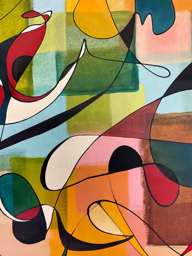 Original Abstract Painting by Julia Pinkham