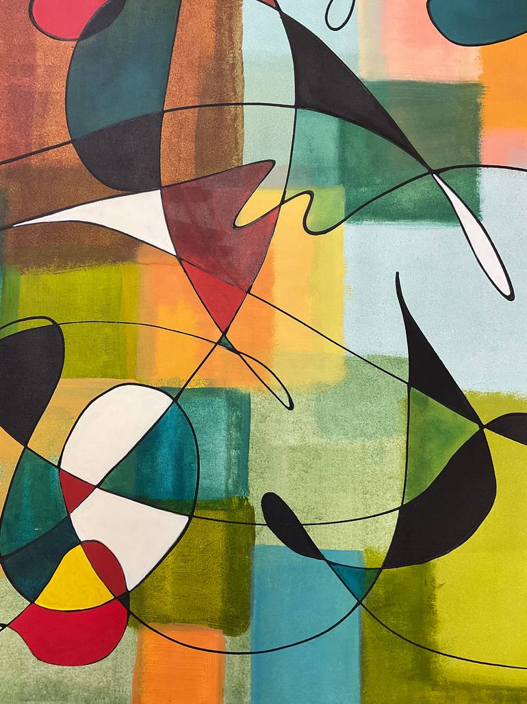 Original Abstract Painting by Julia Pinkham