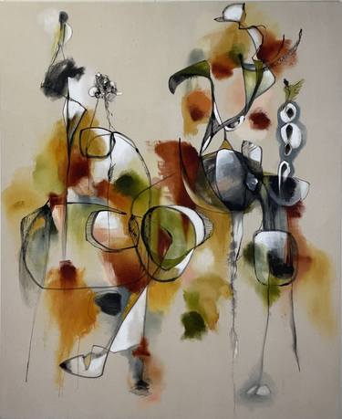 Original Abstract Paintings by Julia Pinkham