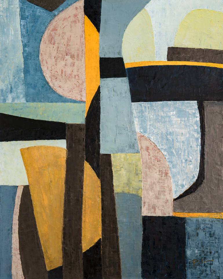Original Abstract Painting by Paulina Leszczynska | Abstract Art on Canvas | THE WAY TO THE GOLDEN BRIDGE