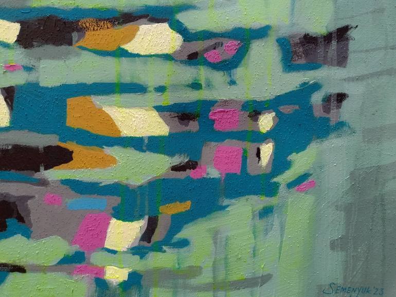 Original Figurative Abstract Painting by Evgen Semenyuk