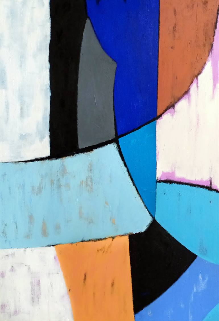 Original Modernism Abstract Painting by Evgen Semenyuk