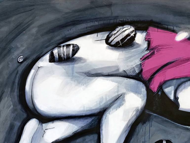 Original Figurative Beach Painting by Evgen Semenyuk