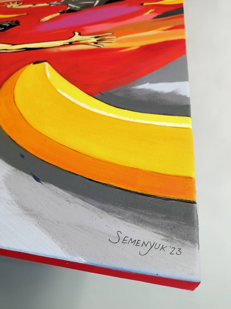 Original Contemporary People Painting by Evgen Semenyuk