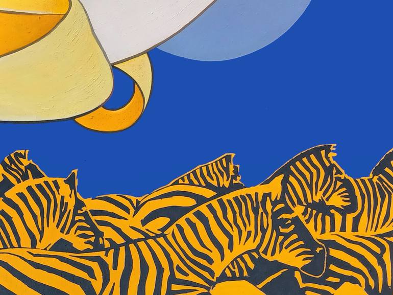 Original Pop Art People Painting by Evgen Semenyuk