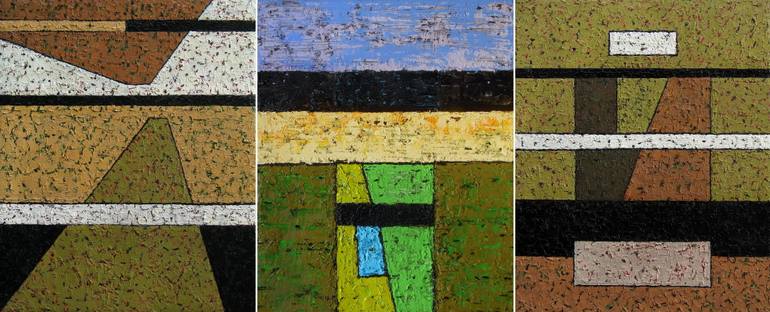 Original Expressionism Abstract Painting by Evgen Semenyuk