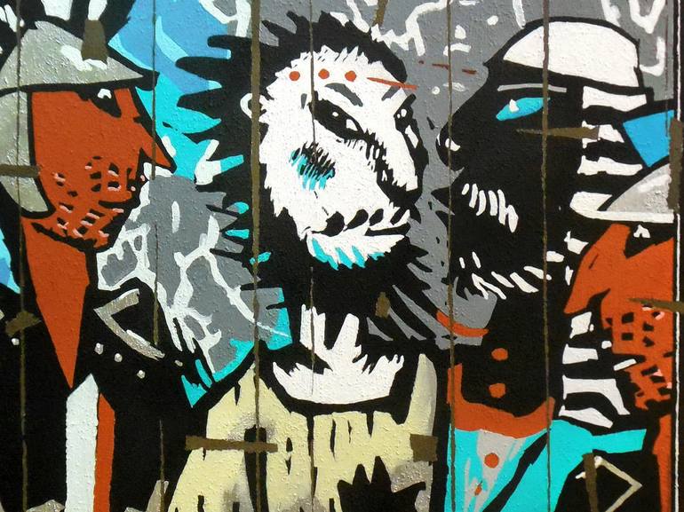 Original Expressionism Jesus Painting by Evgen Semenyuk