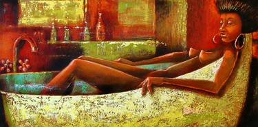 Original Figurative Nude Paintings by Evgen Semenyuk