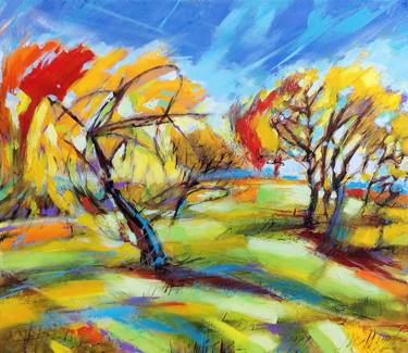 Original Landscape Paintings by Evgen Semenyuk