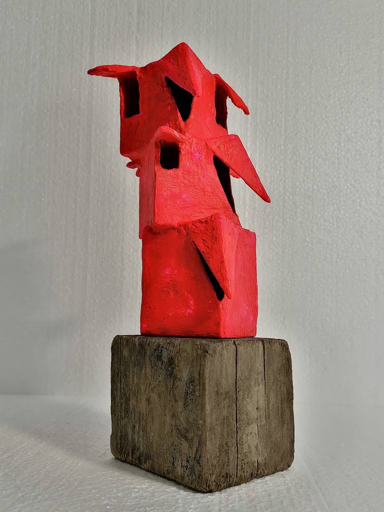 Original Expressionism Abstract Sculpture by Evgen Semenyuk