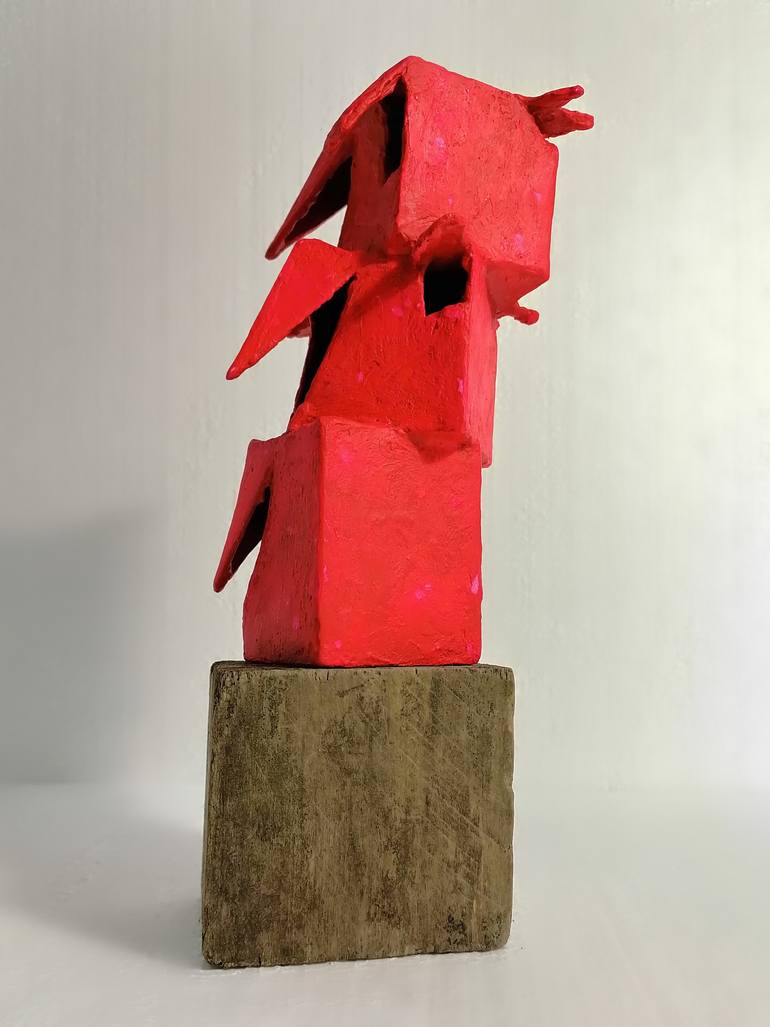 Original Expressionism Abstract Sculpture by Evgen Semenyuk