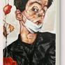 Egon Schiele style Man - in frame