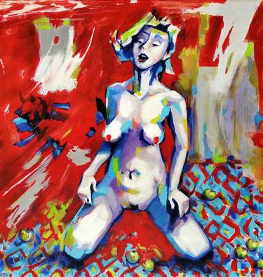 Original Fine Art Nude Paintings by Evgen Semenyuk