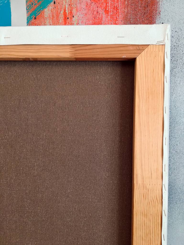 Original Abstract Beach Painting by Evgen Semenyuk