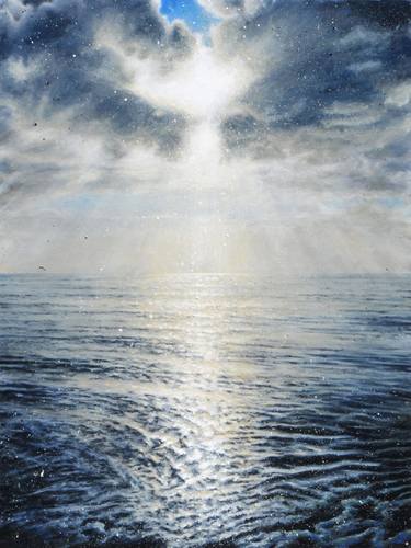 Print of Seascape Paintings by John A Sargent III
