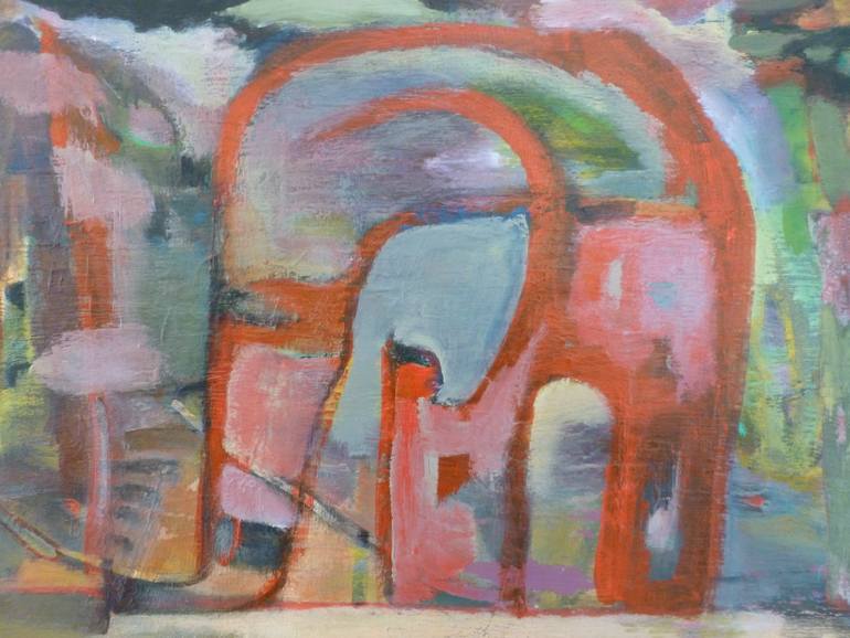 Original Abstract Animal Painting by Scott Spencer