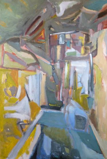 Print of Abstract Interiors Paintings by Scott Spencer