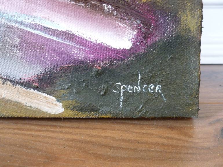 Original Abstract Outer Space Painting by Scott Spencer