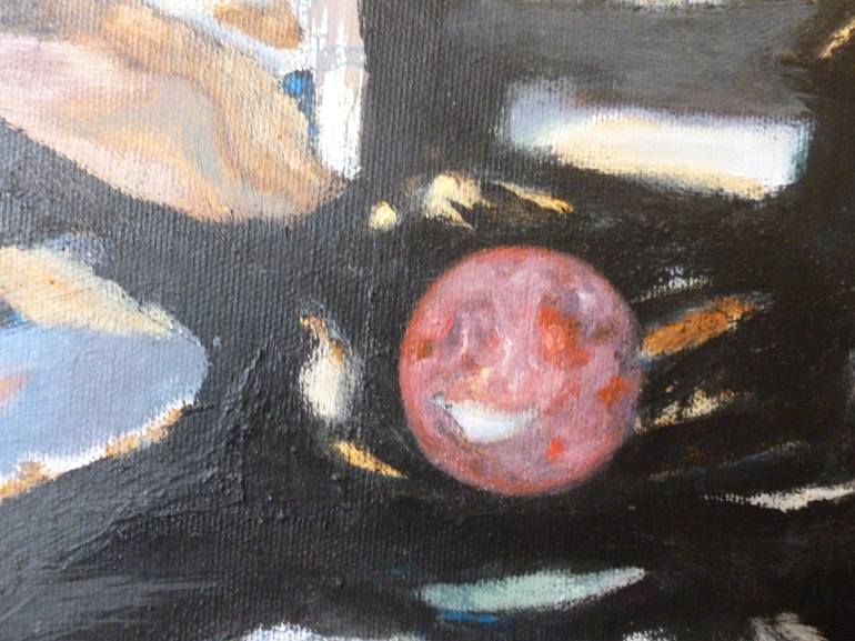 Original Expressionism Outer Space Painting by Scott Spencer