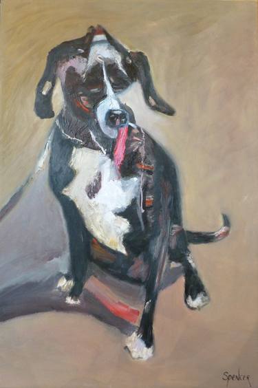 Print of Dogs Paintings by Scott Spencer