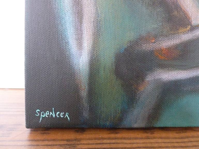 Original Abstract Fantasy Painting by Scott Spencer